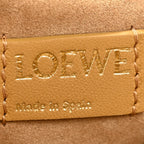 Mellow Nappa Donut Chain Large Flamenco Knot Clutch  Sahara