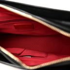 Aged Calfskin Quilted New Medium Gabrielle Hobo Black