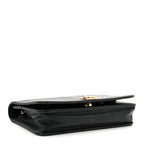 Lambskin Chevron Boy Wallet On Chain WOC Black