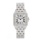 18K White Gold Diamond 27mm Panthere Quartz Watch