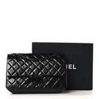 Glazed Calfskin Quilted 2.55 Reissue 226 Flap So Black
