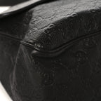 Guccissima Medium Flap Messenger Bag Chocolate