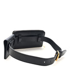 Calfskin GG Marmont Double Belt Bag 70 28 Black
