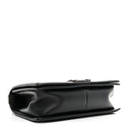 Calfskin Quilted Medium Boy Flap Black