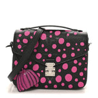 LV x YK Empreinte Monogram Giant Pochette Metis Black Fuchsia
