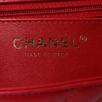 Aged Calfskin Chevron Quilted 2.55 Reissue Mini Flap Dark Red