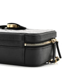 Caviar Quilted Medium CC Filigree Vanity Case Black