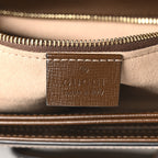 GG Supreme Monogram Horsebit 1955 Shoulder Bag Beige Brown Sugar