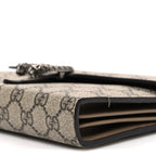 GG Supreme Monogram Mini Dionysus Chain Wallet Beige Taupe