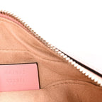 Calfskin Matelasse Small GG Marmont Chain Shoulder Bag Wild Rose
