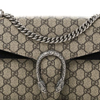 GG Supreme Monogram Small Dionysus Shoulder Bag Black