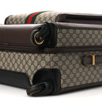 GG Supreme Monogram Web Medium Savoy Trolley Beige Ebony