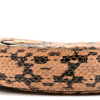 Snakeskin GG Ophidia Round Crossbody Bag