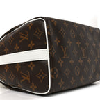 Monogram LV Match Speedy Bandouliere 25 White