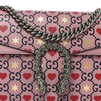 Calfskin Valentine's Day Exclusive Small Dionysus Bag Pink