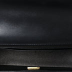 Lambskin Quilted Mini Rectangular Flap Black
