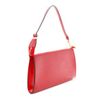 Epi Pochette Accessories 21 Castillan Red