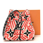 Monogram Giant Crafty NeoNoe MM Creme Rouge Black