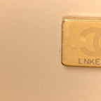 Lambskin Quilted Small Trendy CC Dual Handle Flap Bag Light Beige