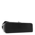 Caviar Quilted Maxi Double Flap Black
