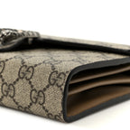 GG Supreme Monogram Mini Dionysus Chain Wallet Beige Taupe