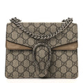 GG Supreme Monogram Mini Dionysus Shoulder Bag Taupe
