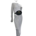 Calfskin Matelasse GG Marmont Belt Bag 95 38 Black