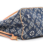 Jacquard Since 1854 Neverfull MM Blue