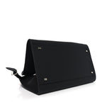 Matte Grained Calfskin Soft Margaux 15 Black