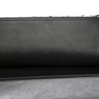Lambskin Quilted Jumbo Double Flap Black