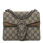 GG Supreme Monogram Mini Dionysus Shoulder Bag Taupe