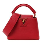 Taurillon Mini Capucines Scarlet
