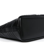 Calfskin Matelasse Monochrome Large GG Marmont Tote Bag Black