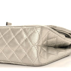 Metallic Lambskin Quilted 2.55 Reissue 225 Flap Silver