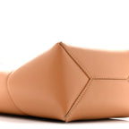 Shiny Calfskin Mini Puzzle Fold Tote Warm Desert
