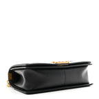 Lambskin Quilted Medium Boy Flap Black