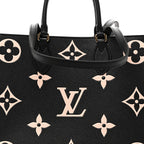 Empreinte Monogram Giant Onthego MM Black Beige