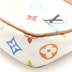 Monogram Multicolor Pochette Accessories White
