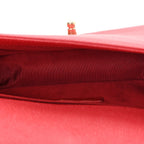 Caviar Quilted Medium Boy Flap Red