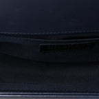 Lambskin Quilted Medium Boy Flap Dark Navy