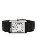 Stainless Steel Alligator 27mm Tank Solo Quartz Watch