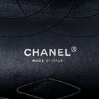 Metallic Aged Calfskin Quilted 2.55 Reissue 228 Flap Blue