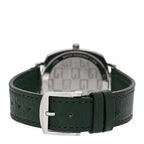 Stainless Steel Calfskin 35mm Grip Quartz Watch Green