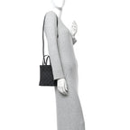 Denim Cuoio Harness GG Monogram Mini Ophidia Tote Bag Black Medium Grey