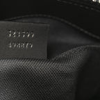 GG Supreme Monogram Web Small Flat Messenger Bag Black Grey