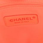 Canvas Mini Deauville Tote Pink Orange