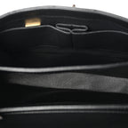 Lambskin Quilted Small Trendy CC Dual Handle Flap Bag Black