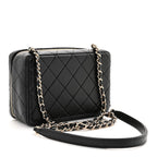 Lambskin Quilted Coco Click Bag Black