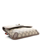 GG Supreme Monogram Neo Vintage Web Belt Bag Brown