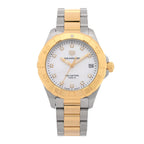 Stainless Steel 18K Yellow Gold Mother of Pearl 32mm Aquaracer Quartz Watch WBD1322